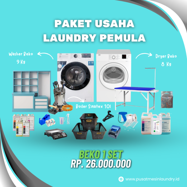 Paket Usaha Laundry Pemula Beko 1 Set 26