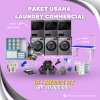 Paket Usaha Laundry Commercial LG 20 + Rafodo 3 Set