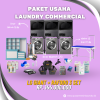 Paket Usaha Laundry Commercial LG Giant + Rafodo 3 Set