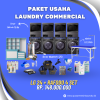 Paket Usaha Laundry Commercial LG 24 + Rafodo 4 Set