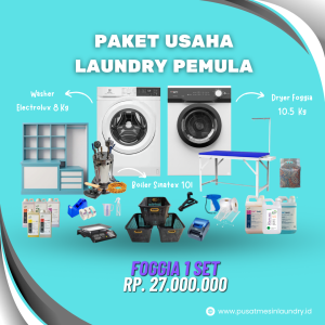 Paket Usaha Laundry Pemula Foggia 1 Set 27