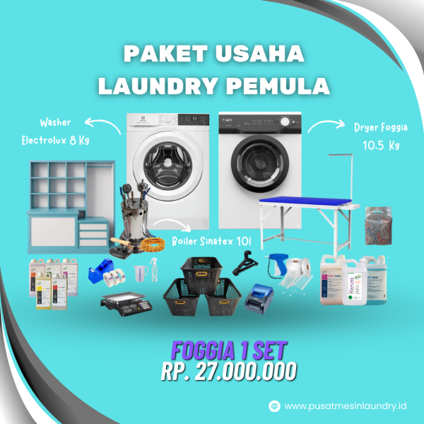 Paket Usaha Laundry Pemula Foggia 1 Set 27