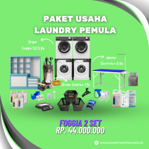 Paket Usaha Laundry Pemula Foggia 2 Set 44