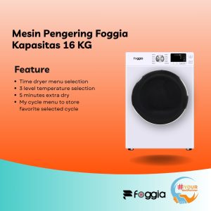 Mesin Pengering Foggia 16 Kg