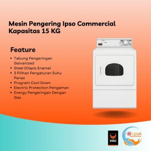 Mesin Pengering Ipso 15 Kg