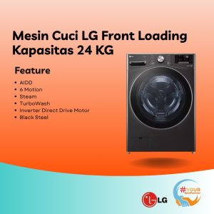 Mesin Cuci LG Frontload 24 Kg