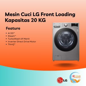Mesin Cuci LG Frontload 20 Kg