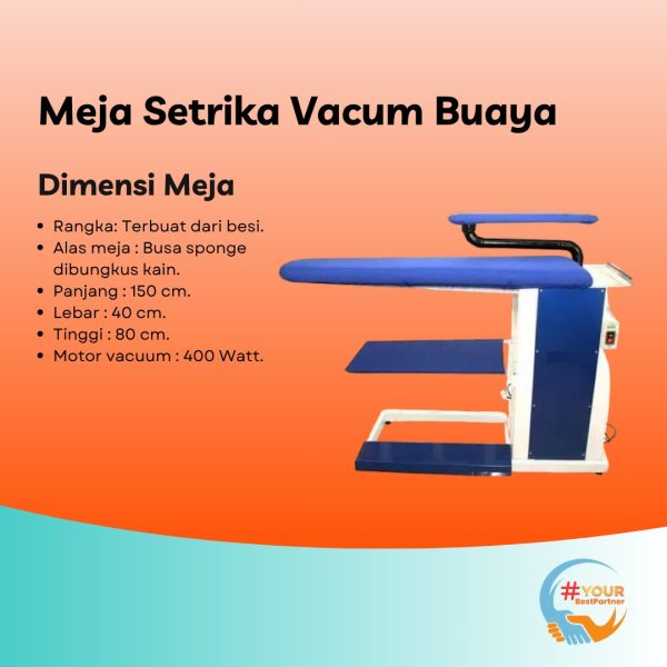 Meja Setrika Vakum Buaya
